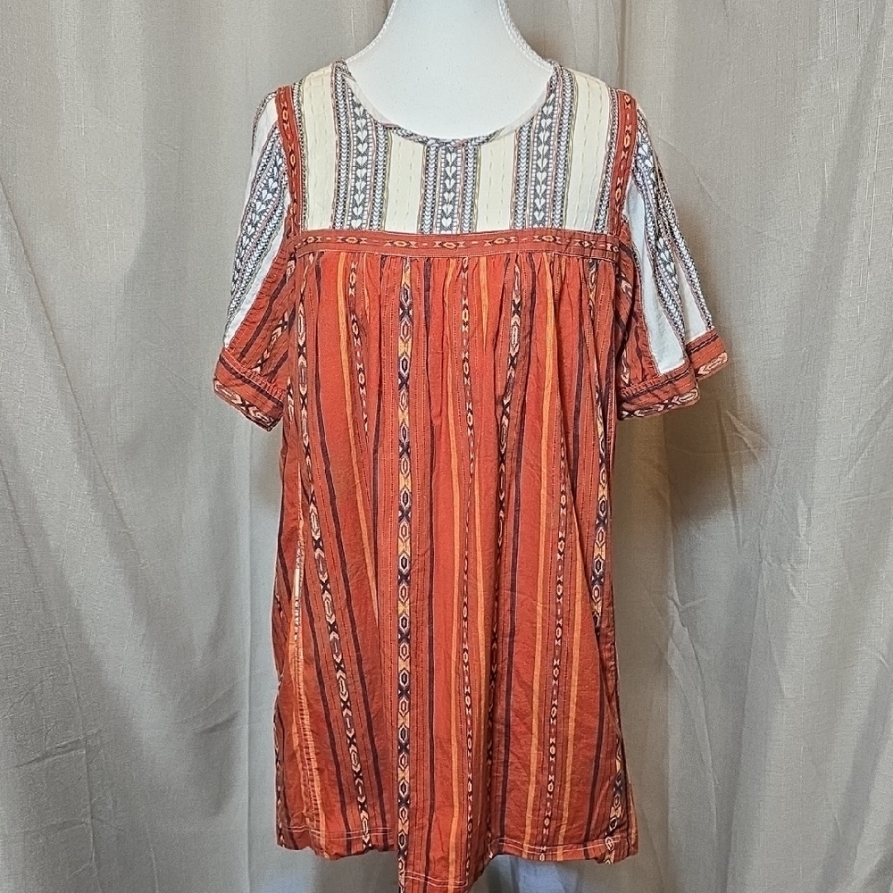 Anthropologie Kopal Kani Babydoll Tunic Dress